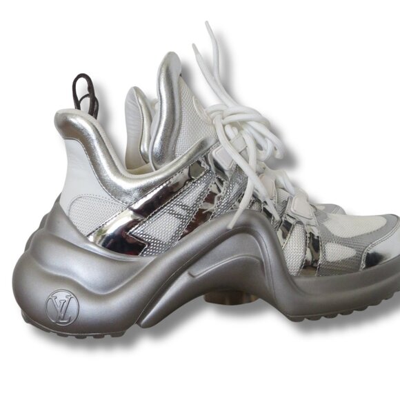 Louis Vuitton Archlight Sneakers in Silver – Size 38.5 (Women’s 8) - Picture 2 of 5